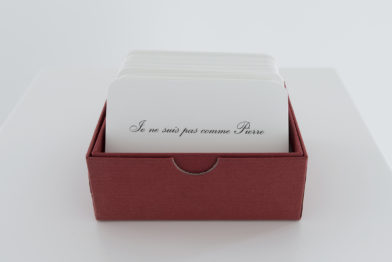 Je ne suis pas comme...