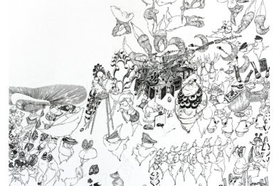 Desplazamiento social con coreografía