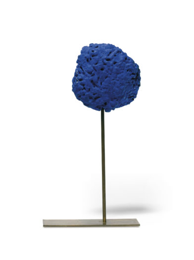 Untitled Blue Sponge Sculpture