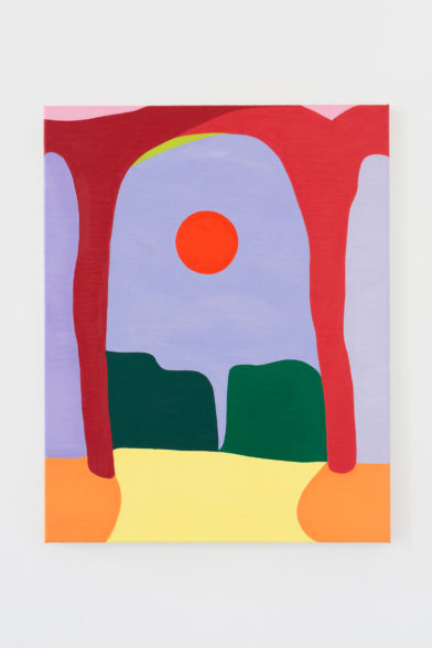 Forest Canopy at Dusk (La Lune Tangerine)