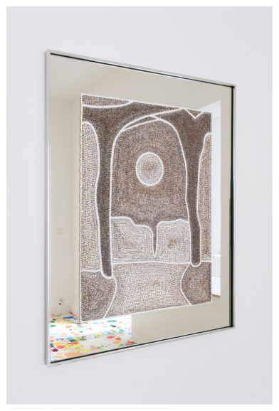 Forest Canopy at Dusk (La Lune Lavande, Fleurs sûr Miroir) 