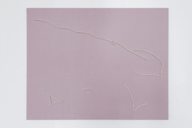 Homme Allongé (Les Perles sur Lavande)