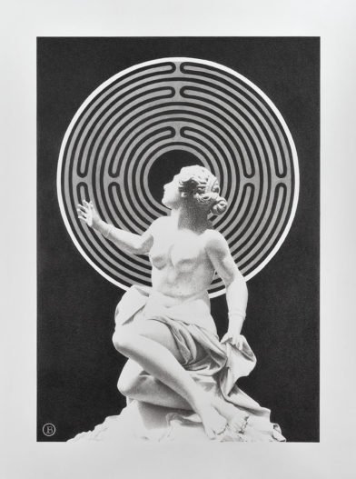 Andromede (Labyrinthe de la cathédrale de Sens)