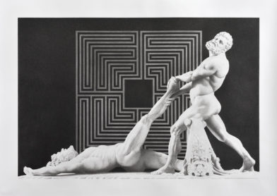 Hercule et Cacus, (Labyrinthe de la villa Kerylos)