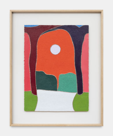 Forest Canopy at Dusk (La Lune Lavande Large, with Lavender Flowers)