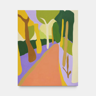 Path Outside Lavendel Fields, Hasselt #1