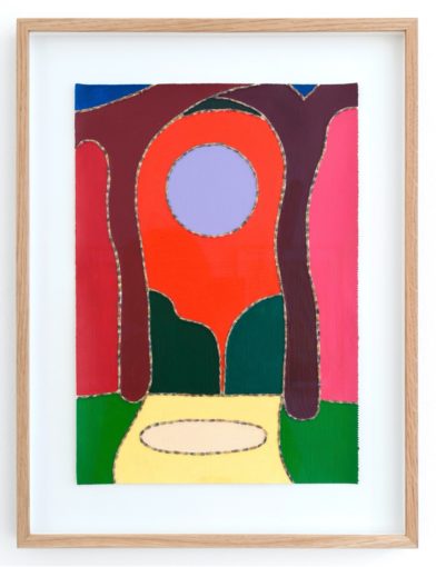 Forest Canopy at Dusk (Mini La Lune Lavande Study with Flowers)