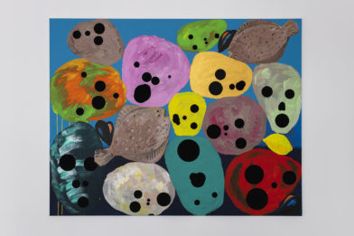 with fish, mussel, lemon