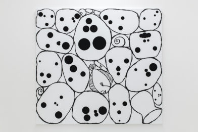 with bean, cigar, flower pot, snail, fish